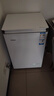 海尔（Haier）100L单温冰柜小型家用小冰柜商用减霜一级能效冷藏冷冻转换深冷冷柜小冰箱BC/BD-100GHW9D国家补贴 实拍图