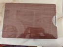 京东京造 菜板 砧案板切菜家用双面实木抗菌 【乌檀整木】40*27*2.5cm 实拍图