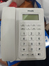 飞利浦（PHILIPS）有绳电话机座机 固定电话 办公家用 双接口 免电池 免提通话 一键拨号 黑名单 CORD022 白色 实拍图