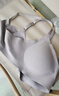 ubras【虞书欣同款】夹心软支撑本命年小胸聚拢女无痕内衣无钢圈文胸罩 【背勾款】香提紫色 L 80A/80B 实拍图
