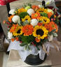 冉子花坊鲜花速递同城配送向日葵混搭抱抱桶玫瑰送女友爱人生日礼物真鲜花 抱抱桶混搭 实拍图