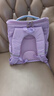 醇龙（CHUNLONG）儿童书包小学生女孩三到六年级一二减负男孩防水双肩背包轻便 大号紫色HC368 实拍图