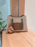 viney新款斜挎包包女包牛皮水桶单肩包通勤生日礼物送女友老婆 【杏色】高档实用高档托特包 时尚休闲轻奢品牌手提包 实拍图