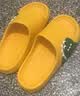 猪爸爸儿童拖鞋男童夏家居室内洗澡防滑女童2025新款简约宝宝凉拖鞋黄36 实拍图