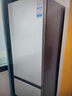 海尔（Haier）「真省电」217L三门小冰箱黑金净化一级能效风冷无霜星辉银BCD-217WGHC3E9S9国家补贴 实拍图