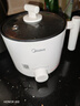 美的（Midea）电煮锅 宿舍小电锅 电蒸锅 学生寝室一体泡面小火锅电煮锅 多功能锅 电热锅 XZE1613 配蒸笼 1.7L 实拍图