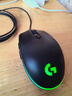 罗技（G）G102第二代游戏鼠标 RGB流光灯效鼠标 轻量化  游戏级8000DPI传感器 黑色 200-8000DPI 实拍图