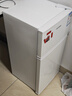 HYUNDAI（韩国现代）小冰箱迷你小型家用冷藏冷冻宿舍出租房办公室双开门二门电冰箱节能省电 80L白【行业热卖+日销过百】 实拍图