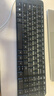 罗技（Logitech）MK220 键鼠套装 无线键鼠套装 办公键鼠套装  多媒体键鼠套装 带无线2.4G接收器 黑色 实拍图