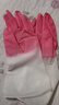 洋臣家庭清洁家务手套厚洗碗手套防水加绒橡胶洗衣服家务劳保手套 1双（不加绒常规）【颜色随机】 实拍图