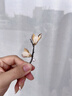 Jay【送长辈礼物】玉兰花胸针高档女和田玉胸花送妈妈婆婆生日礼物 实拍图