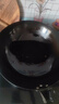阎铁匠章丘炒锅铁锅 炒菜锅无涂层家用不易粘锅圆底轻便炒勺锻打已开锅 34cm黑锅镜面木把款4-6人D 34cm 圆底炒锅 实拍图