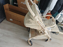 TianRui婴儿推车高景观双向可坐可躺可折叠轻便携带四轮万向可换向婴儿车 定制版-卡布奇诺 7英寸宽轮提升40% 实拍图