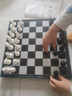友邦（UB） 国际象棋黑白磁性折叠便携成人儿童学生教学用棋4812B-C(大号) 实拍图