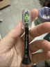 飞利浦（PHILIPS）电动牙刷头官方原装适配钻石3/7/9系列刷柄清洁护龈亮白  欧洲进口 3支装HX6063/96 黑色  实拍图