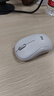 罗技（Logitech）M221 轻音鼠标 无线鼠标 办公鼠标 对称鼠标 带无线微型接收器 米白色 实拍图