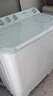 统帅（Leader）海尔出品 波轮洗衣机 双桶半自动双缸 12公斤大容量 京东自营以旧换新家电补贴XPBL120-588 实拍图