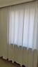 幻影纱窗帘客厅卧室透光不透人隔断纱阳台飘窗遮光布纱窗帘 幻影纱-白色 4米宽*2.7米高【挂钩款】一片 实拍图
