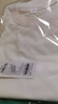 重磅纯棉短袖t恤男高档纯色印花休闲基础款内搭半袖打底衫 白色 M  105-125斤 实拍图