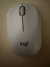 罗技（Logitech）M221 轻音鼠标 无线鼠标 办公鼠标 对称鼠标 带无线微型接收器 米白色 实拍图