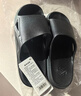 回力静音男士室内户外穿厚底防滑速干洗澡凉拖鞋HL3A23黑色46-47码 实拍图