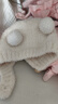 尼多熊婴儿帽子冬季保暖加绒胎帽儿童帽子婴幼儿6-12月初生宝宝囟门帽 实拍图