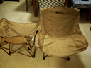 牧高笛（MOBIGARDEN）月亮椅 户外露营便携靠背钓鱼椅懒人椅家庭休闲折叠椅 【常规款】细沙黄 实拍图