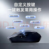 新科AI语音无线蓝牙鼠标 智能办公三模鼠标人体工学可充电超长续航（搭载DeepSeek）黑色M2 实拍图