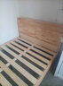 起凤广东佛山家具床实木床橡胶木现代北欧双人床主卧原木床简约风木床 单床（原木色主图款） 1500mm*2000mm  框架结构 实拍图