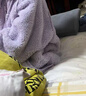 京东京造【保暖抗静电 连帽衫】珊瑚绒秋冬加厚睡衣女睡衣情侣家居服紫色M 实拍图