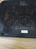 酷睿冰尊（ICE COOREL）笔记本电脑散热器A9 电脑桌游戏本支架笔记本平板散热垫折叠底座可调速显示增高桌兼容17.3英寸 黑 实拍图