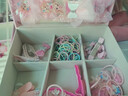 BAGEL艾莎公主小女孩生日礼物6-12岁新年礼物儿童玩具7-14女童发饰礼盒 粉色冰雪礼盒141件套方形首饰盒 实拍图