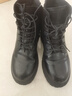 回力官方马丁靴男靴秋冬季皮面防水厚底工装靴黑色靴子男 42加绒 实拍图