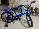 凤凰（Phoenix）儿童自行车宝宝脚踏车儿童折叠自行车3-8岁童车  陆寻  蓝色 18寸 实拍图