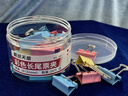 天章 （TANGO）燕尾夹长尾夹24只彩色夹子中号3#32mm 票据夹彩色财务单据夹装订收纳办公室文具用品 实拍图