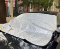 好汽仕（Howtreats）汽车前风挡雪挡罩车衣半罩加厚遮防雪防霜防冻玻璃罩冰冬季雹 实拍图