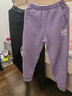 361°童装 儿童裤子25冬季男女童3-14岁针织长裤 【加绒】紫霞 140 实拍图