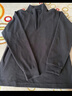 优衣库男装柔滑弹力摇粒绒半拉链套头衫/长袖481184 08 深灰色 L 实拍图
