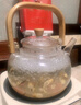 茶沿煮茶壶单壶玻璃烧水壶耐高温提梁壶明火泡茶水分离围炉养生花茶具 实拍图
