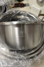 炊大皇304不锈钢盆筛五件套 加厚洗菜盆和面盆调料腌肉盆米筛五个组合装 实拍图