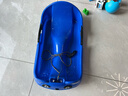 博沃尼克滑雪板加大号滑雪冰车亲子款加厚成人儿童雪橇车滑草板滑沙板刹车 蓝色熊猫儿童【小号70cm】 实拍图