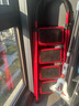 星恺梯子家用折叠梯人字梯多功能登高爬梯扶梯小梯子TZ10四步红 实拍图