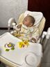 小主早安（BeBeMorning）宝宝餐椅婴儿吃饭椅子可坐躺折叠餐桌椅家用轻便椅子 实拍图