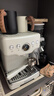 柏翠(petrus) 咖啡机意式浓缩家用小型半自动蒸汽打奶泡PE3833海盐小方 新年礼物 实拍图