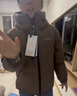 波司登（BOSIDENG）25新款羽绒服男女同款运动系列短款连帽百搭加厚年轻时尚外套 【店长推荐】暮秋褐7E16 S 160/84A 体重约100-110斤 实拍图