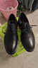 红蜻蜓皮鞋25秋冬真皮德比鞋男士商务正装皮鞋结婚新郎鞋WTA45062黑色39 实拍图