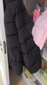 保姆鹅 儿童羽绒服宝宝短款加厚白鸭绒外套男童女童保暖防风冬[NG2637] 黑 130 实拍图