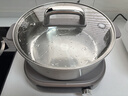 九阳（Joyoung）0涂层IH秒涮电火锅火锅专用锅电锅家用4-8人分体式可拆洗多功能电蒸锅不锈钢电煮锅6L火锅锅GN12 实拍图