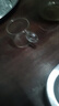 玻璃彩色把手杯品茗杯花茶套装茶杯防爆耐热小把杯100ml 4只装（透明把） 实拍图
