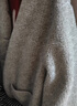 优衣库女装仿羊羔绒摇粒绒圆领开衫/外套472938 481025 472938/30浅米色 3XL 实拍图